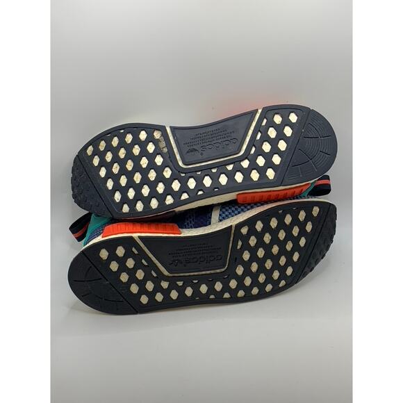 ADIDAS Men\'s Multicolor Mesh NMD_R1 Packers Sneakers SZ 9.5 main image 5
